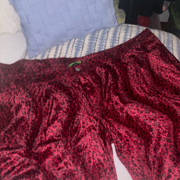 Fuzzy animal print pants tunnel vision 5x - Picture 3 of 7